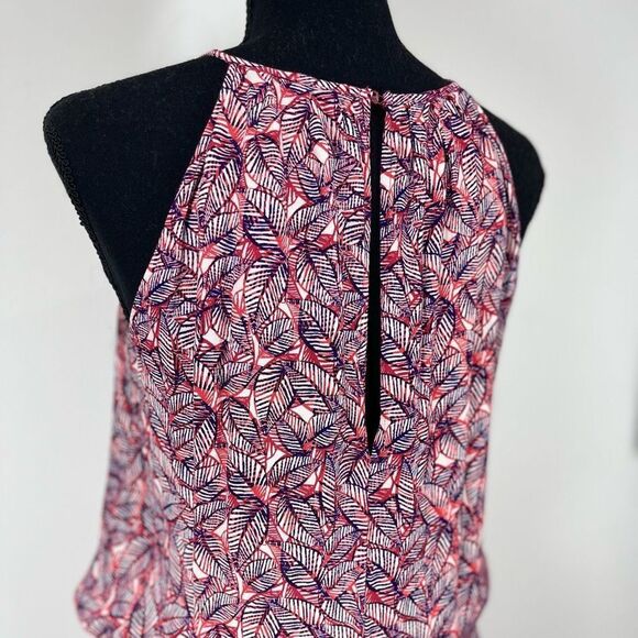 GAP Pink and Purple Spaghetti Strap Romper Shorts Size Medium Women’s - Picture 9 of 13